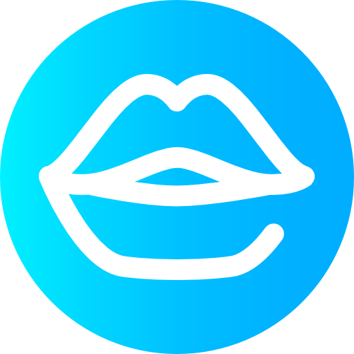 lippen Super Basic Omission Circular icon