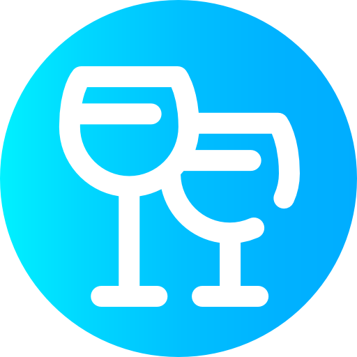 champagne Super Basic Omission Circular icoon