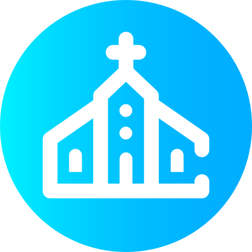 kościół Super Basic Omission Circular ikona
