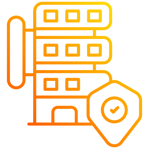 Building Generic gradient outline icon