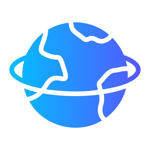 planet Generic gradient fill icon