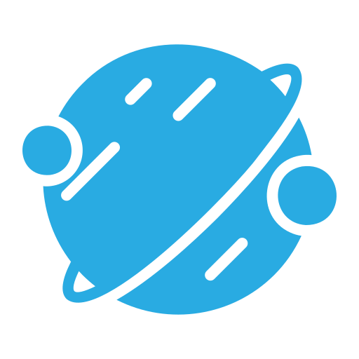 Planet Generic color fill icon