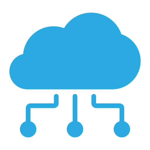 Cloud service Generic color fill icon