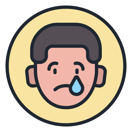 Crying Generic color lineal-color icon