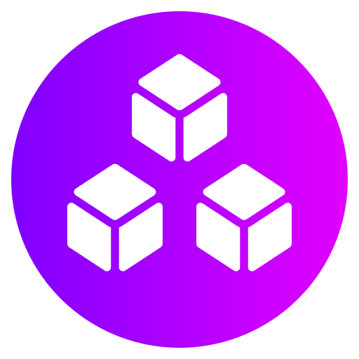 cubo Generic gradient fill icona