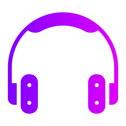 Headphones Generic gradient fill icon