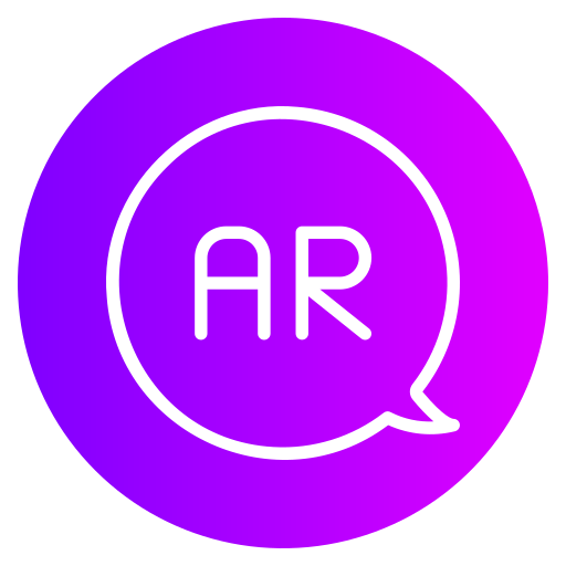 Augmented reality Generic gradient fill icon