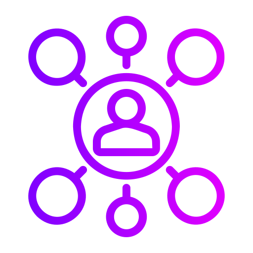 afiliado Generic gradient outline icono