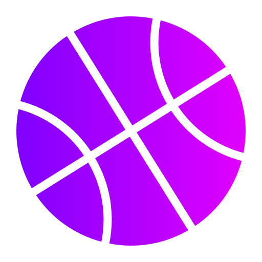 basketbal Generic gradient fill icoon