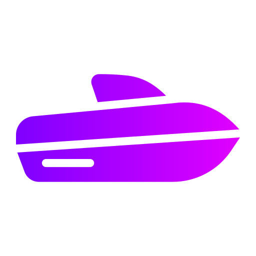 Speed boat Generic gradient fill icon