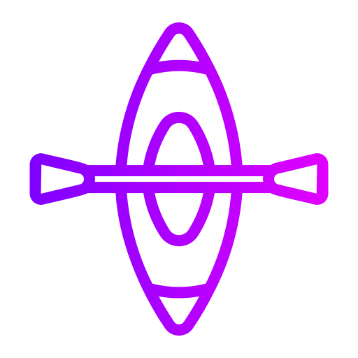カヤック Generic gradient outline icon
