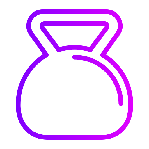 kettlebell Generic gradient outline ikona