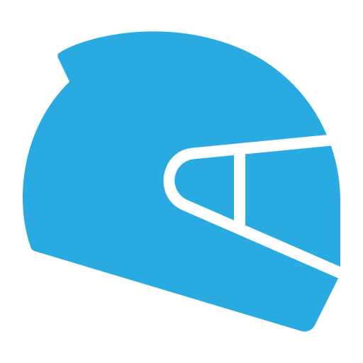 レーシングヘルメット Generic color fill icon