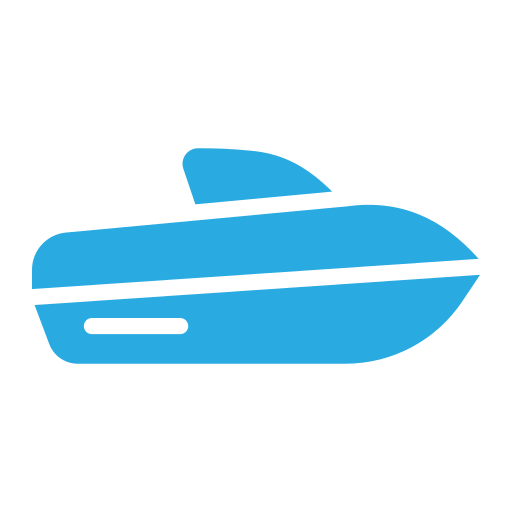 Speed boat Generic color fill icon