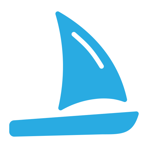 windsurfingu Generic color fill ikona