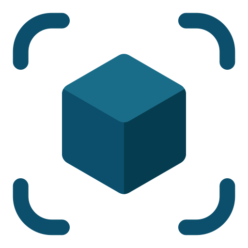 cubo 3d Generic color fill icono