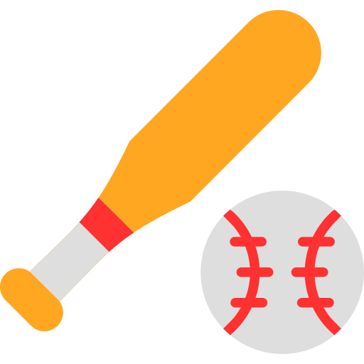 Бейсбол Generic color fill иконка
