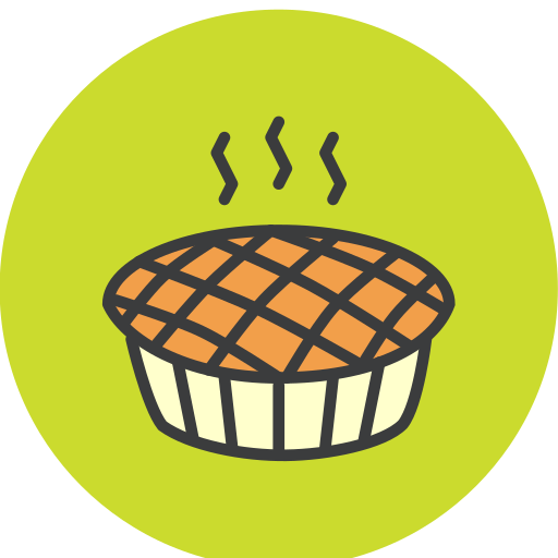 kuchen Amogh Design Rounded Lineal Color icon
