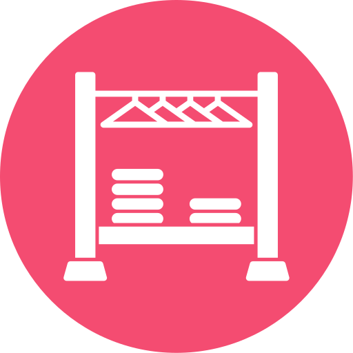 Clothing rack Generic color fill icon