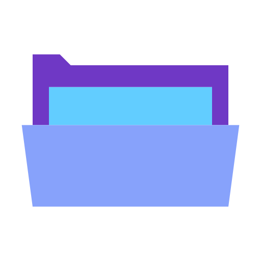 układ folderów Generic color fill ikona