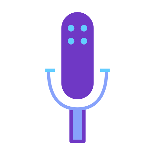 Microphone silhouette Generic color fill icon