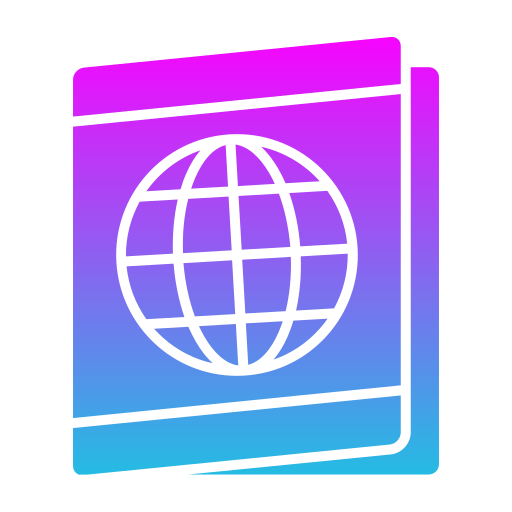 パスポート Generic gradient fill icon