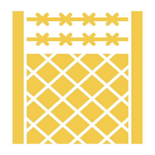 Barbed wire Generic color fill icon