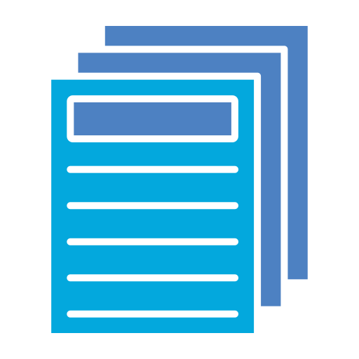 Document Generic color fill icon