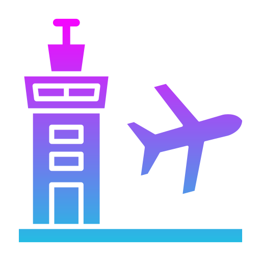 Airport Generic gradient fill icon