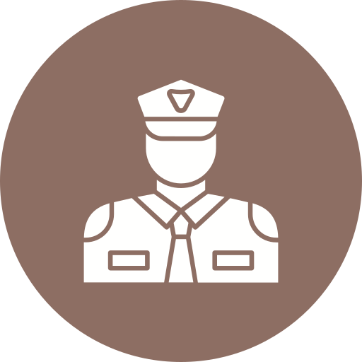 guardia de seguridad Generic color fill icono