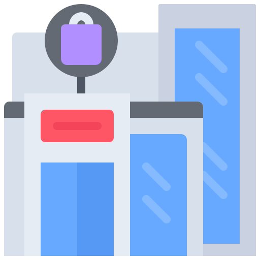Shop Coloring Flat icon