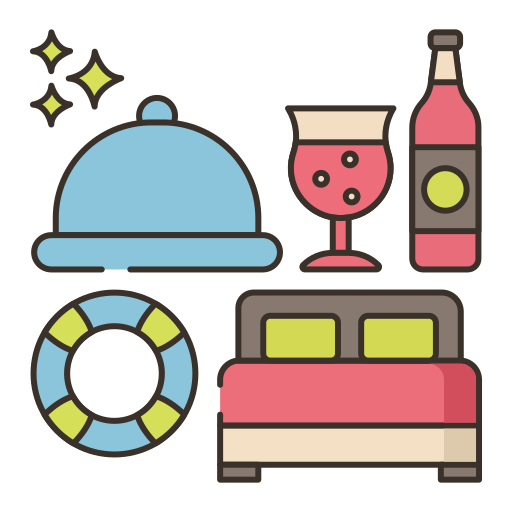 Cruise ship Flaticons Lineal Color icon