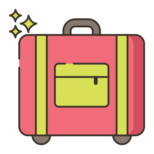 수화물 Flaticons Lineal Color icon