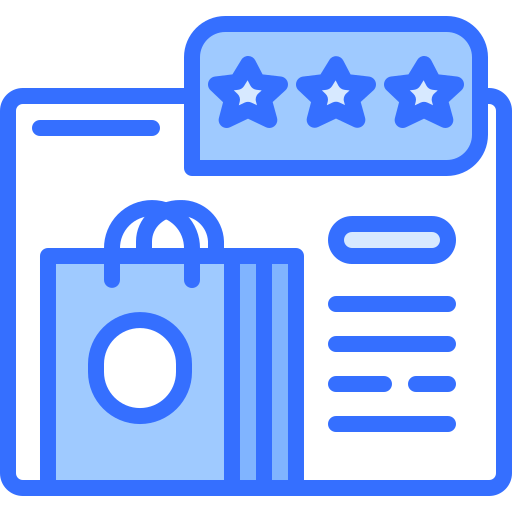 Rating Coloring Blue icon