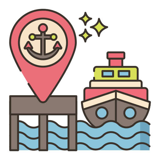 Anchors Flaticons Lineal Color icon