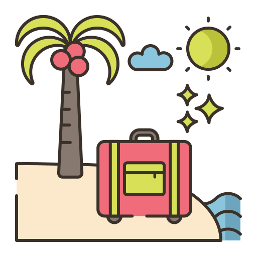 vacanza Flaticons Lineal Color icona