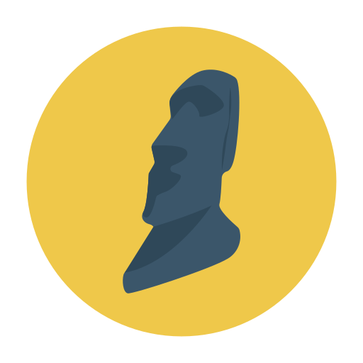 イースター島 Dinosoft Circular icon