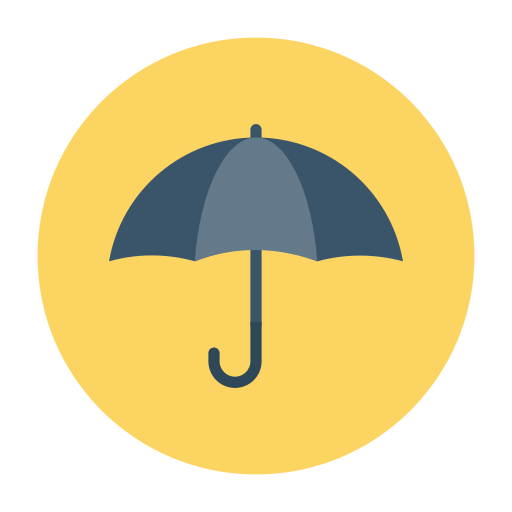 Umbrella Dinosoft Circular icon