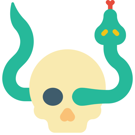 Skull Basic Miscellany Flat icon