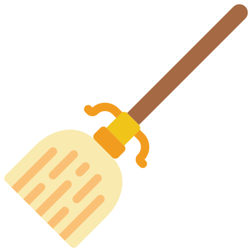 Broom Basic Miscellany Flat icon
