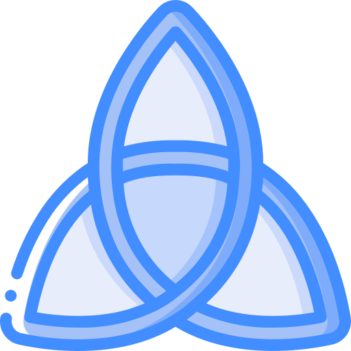 triquetra Basic Miscellany Blue Ícone