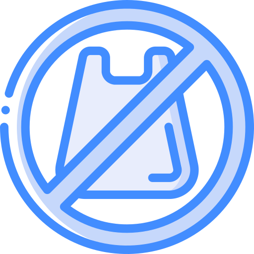 Plastic bags Basic Miscellany Blue icon