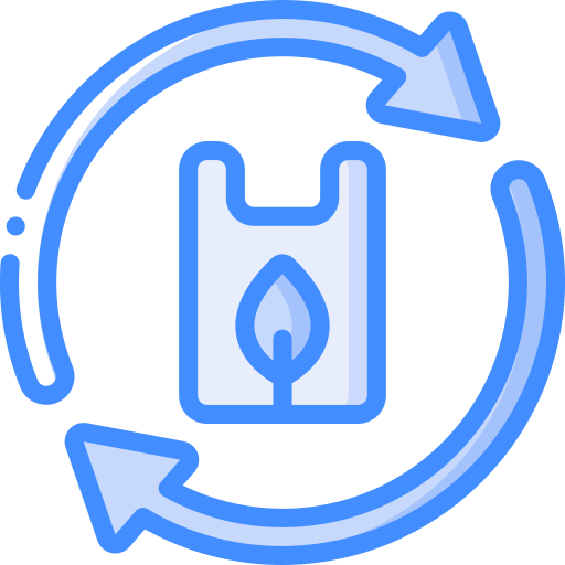 リサイクルバッグ Basic Miscellany Blue icon