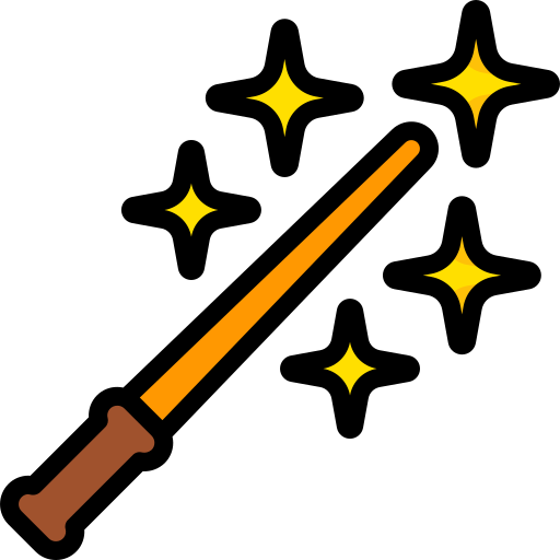 Wand Basic Miscellany Lineal Color icon