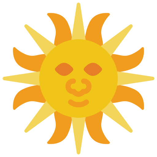 słońce Basic Miscellany Flat ikona
