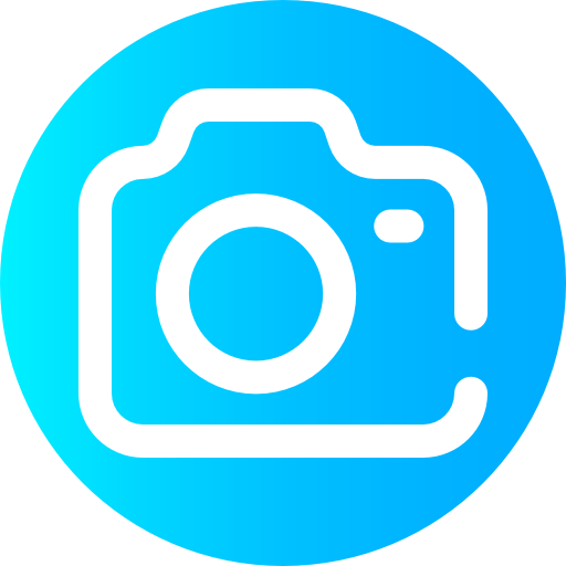 cámara fotográfica Super Basic Omission Circular icono