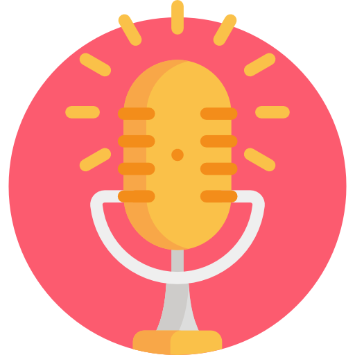Microphone Detailed Flat Circular Flat icon