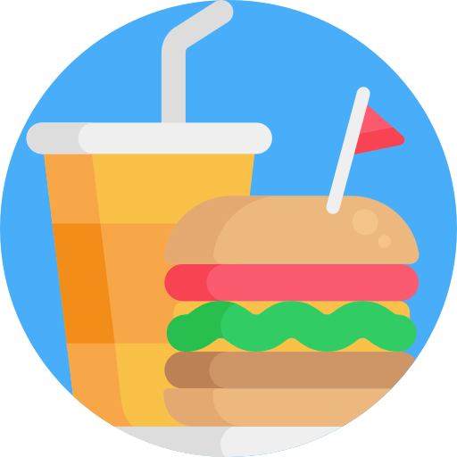 Burger Detailed Flat Circular Flat icon