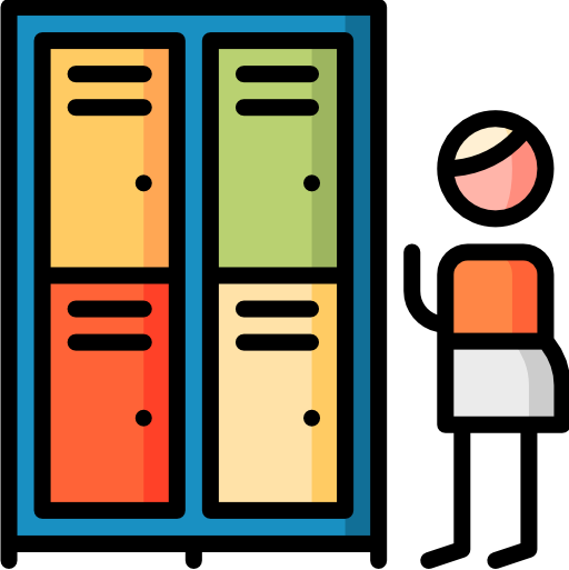 Lockers Puppet Characters Lineal Color icon