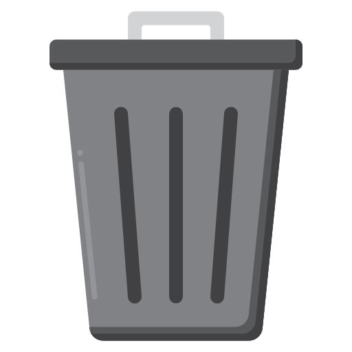 Trash bin Flaticons Flat icon